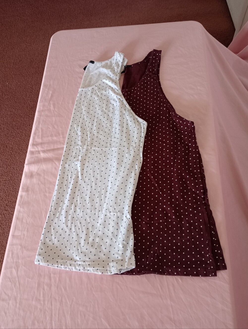 21Men set of 2  Men's Polka Dot Tank Tops  Size L